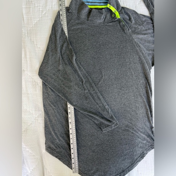 Jason Wu for EVA Air Gray Quarter Snap Pullover Shirt XL Long Sleeve Travel - Picture 7 of 10